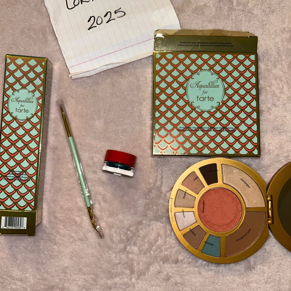 Tarte Aquatilis Eyeshadow Palette - Gold and Brown